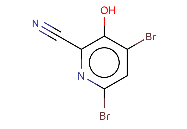 4,6-dibromo-3-hydroxypyridine-2-carbonitrile