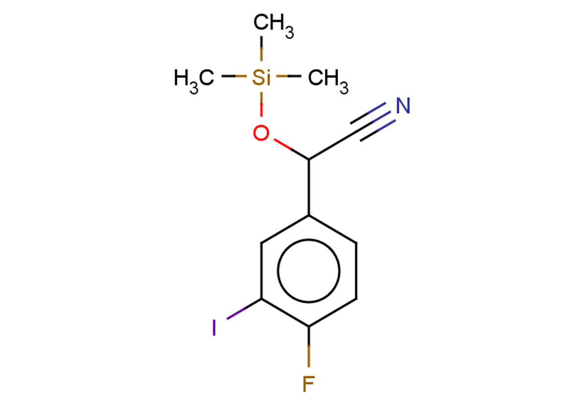 2-(4-fluoro-3-iodophenyl)-2-[(trimethylsilyl)oxy]acetonitrile