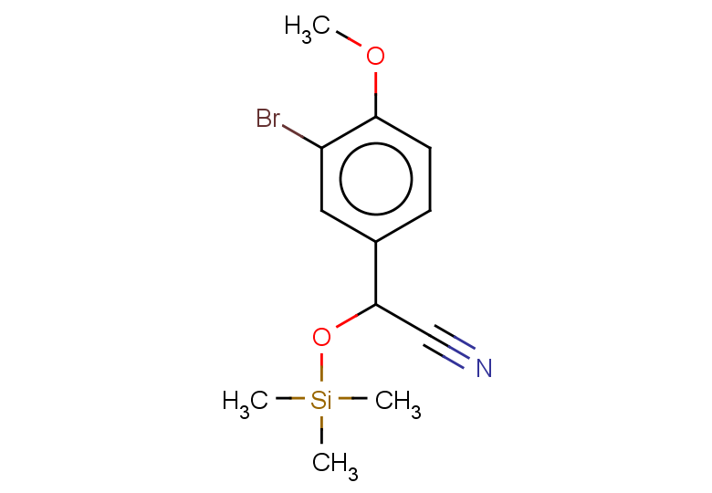 2-(3-bromo-4-methoxyphenyl)-2-[(trimethylsilyl)oxy]acetonitrile