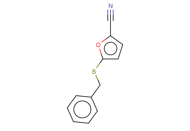5-(benzylsulfanyl)furan-2-carbonitrile