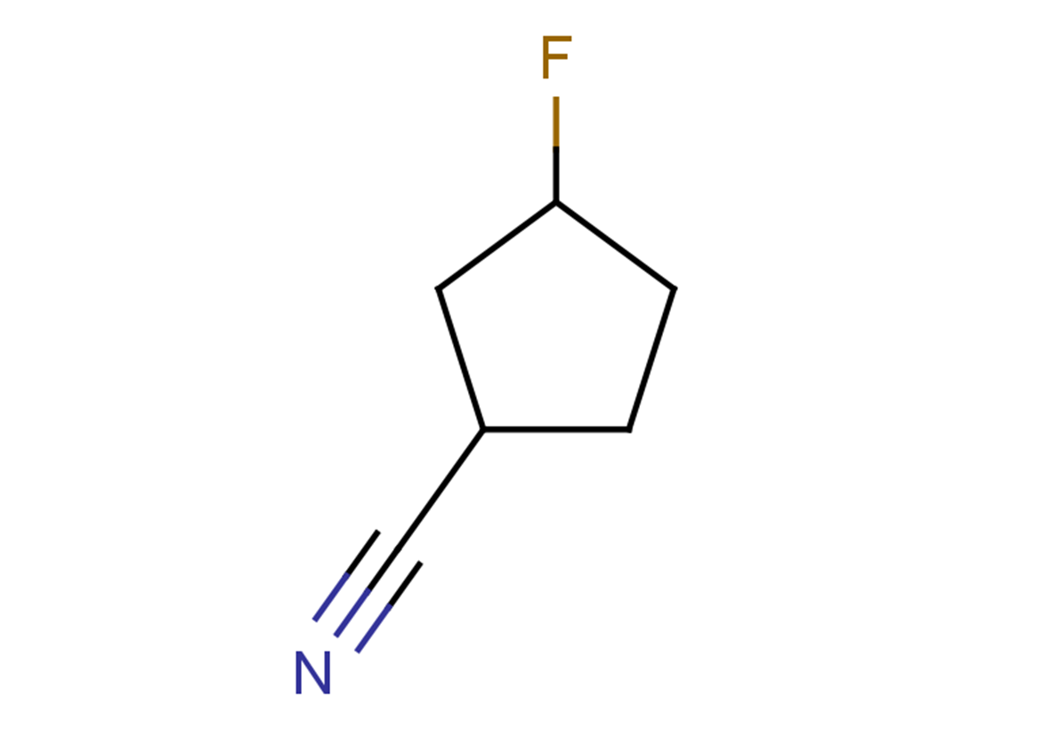 3-fluorocyclopentane-1-carbonitrile, cis