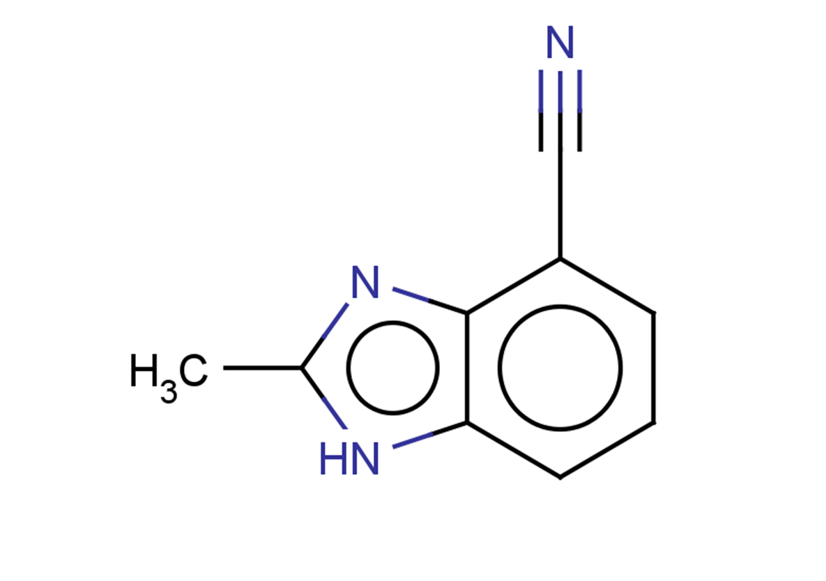 2-methyl-1H-1,3-benzodiazole-4-carbonitrile