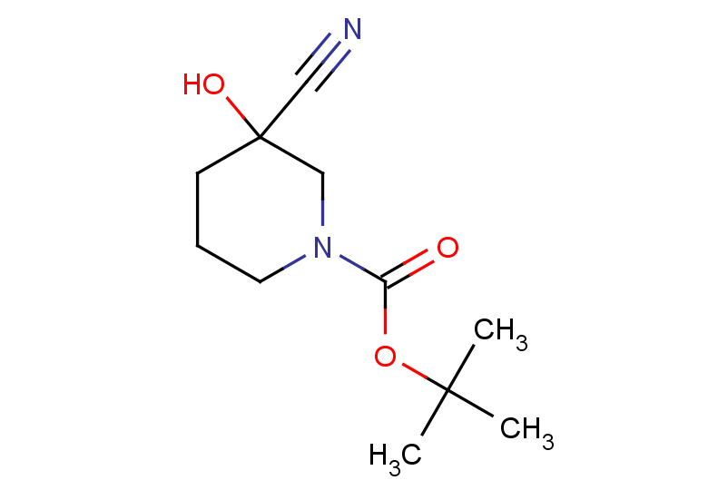 TERT-BUTYL 3-CYANO-3-HYDROXYPIPERIDINE-1-CARBOXYLATE