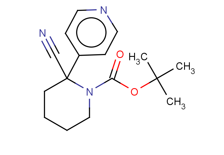 tert-butyl 2-cyano-2-(pyridin-4-yl)piperidine-1-carboxylate