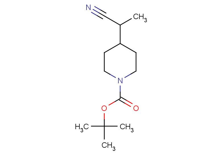 tert-butyl 4-(1-cyanoethyl)piperidine-1-carboxylate