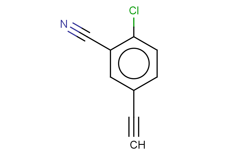 2-chloro-5-ethynylbenzonitrile