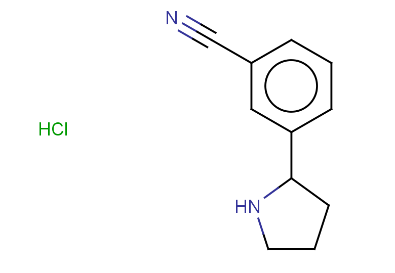 3-(pyrrolidin-2-yl)benzonitrile hydrochloride