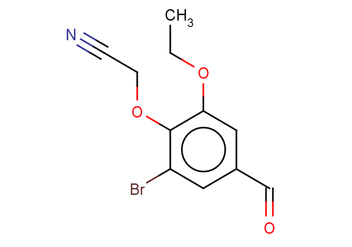 (2-BROMO-6-ETHOXY-4-FORMYLPHENOXY)ACETONITRILE