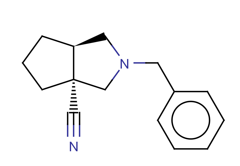 rac-(3aR,6aR)-2-benzyl-octahydrocyclopenta[c]pyrrole-3a-carbonitrile, cis