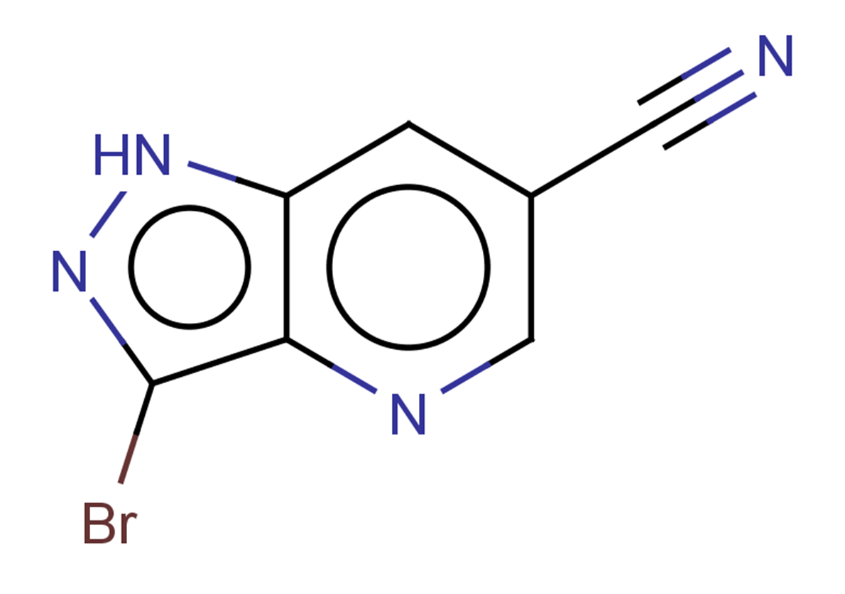 3-bromo-1H-pyrazolo[4,3-b]pyridine-6-carbonitrile