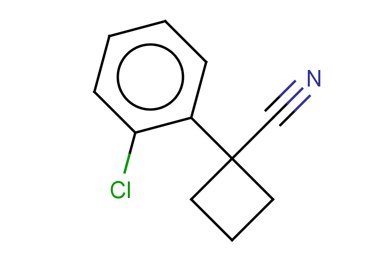 1-(2-chlorophenyl)cyclobutane-1-carbonitrile