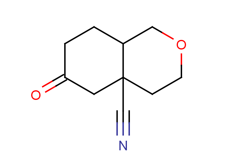 6-oxo-octahydro-1H-2-benzopyran-4a-carbonitrile, Mixture of diastereomers