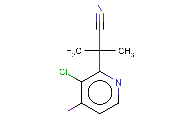 2-(3-chloro-4-iodopyridin-2-yl)-2-methylpropanenitrile