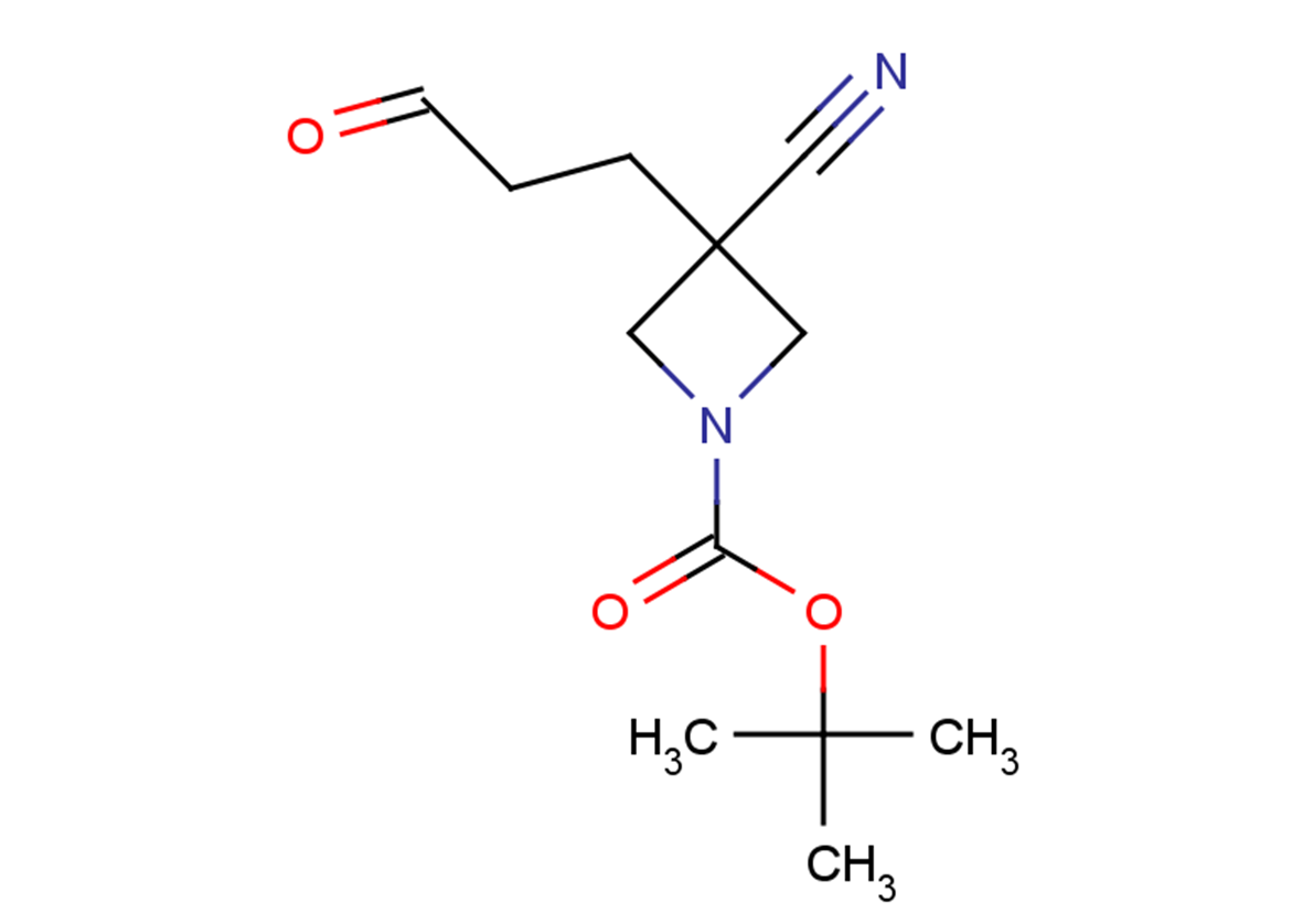 tert-butyl 3-cyano-3-(3-oxopropyl)azetidine-1-carboxylate