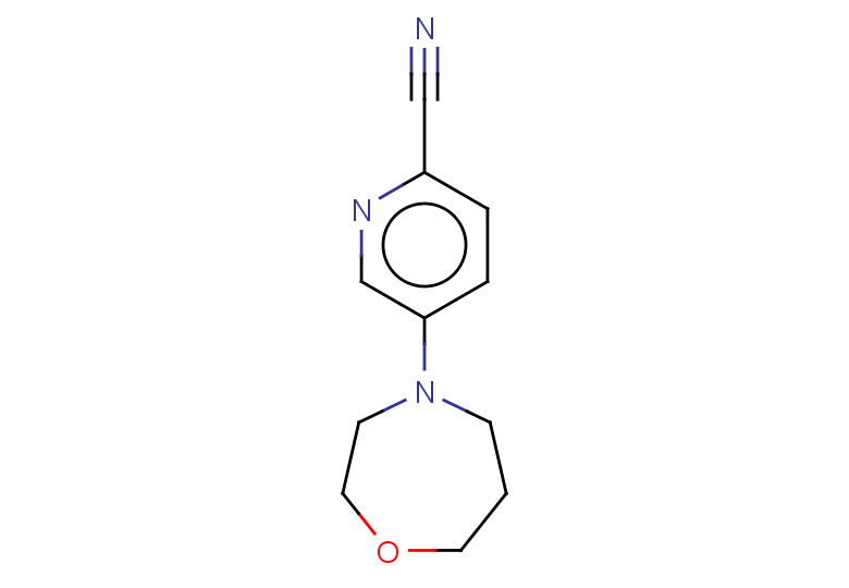 5-(1,4-oxazepan-4-yl)pyridine-2-carbonitrile