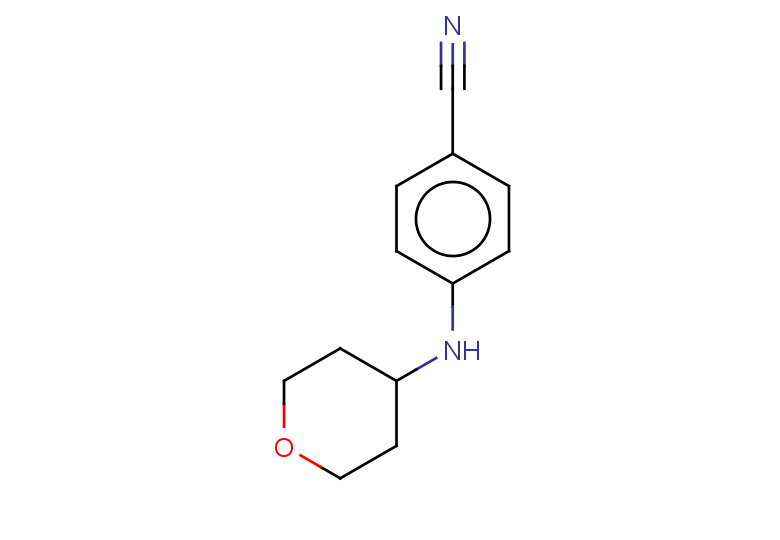 4-[(oxan-4-yl)amino]benzonitrile