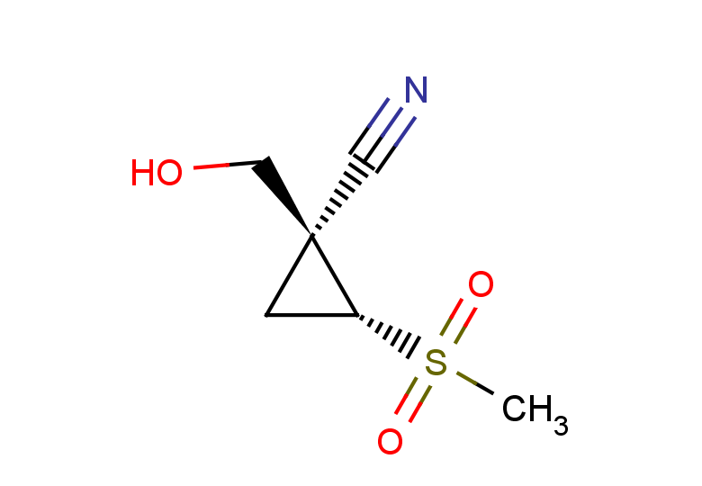 rac-(1R,2R)-1-(hydroxymethyl)-2-methanesulfonylcyclopropane-1-carbonitrile