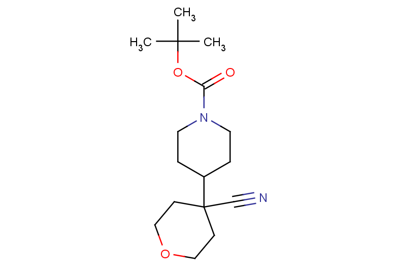 tert-butyl 4-(4-cyanooxan-4-yl)piperidine-1-carboxylate