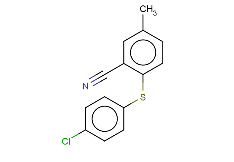 2-[(4-chlorophenyl)sulfanyl]-5-methylbenzonitrile