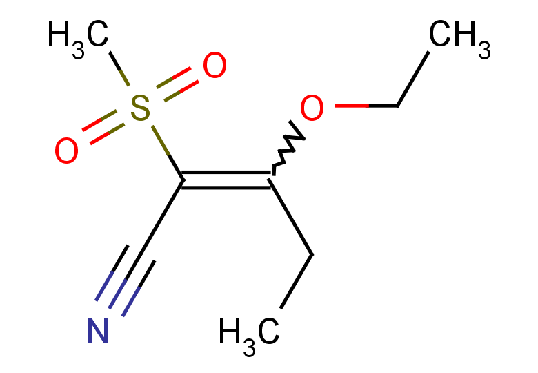 3-ethoxy-2-methanesulfonylpent-2-enenitrile