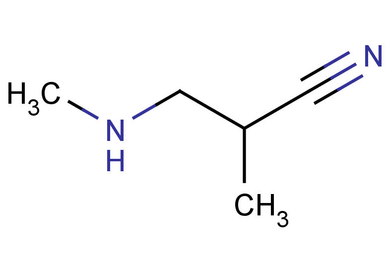 2-methyl-3-(methylamino)propanenitrile