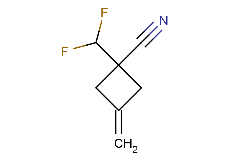 1-(difluoromethyl)-3-methylidenecyclobutane-1-carbonitrile