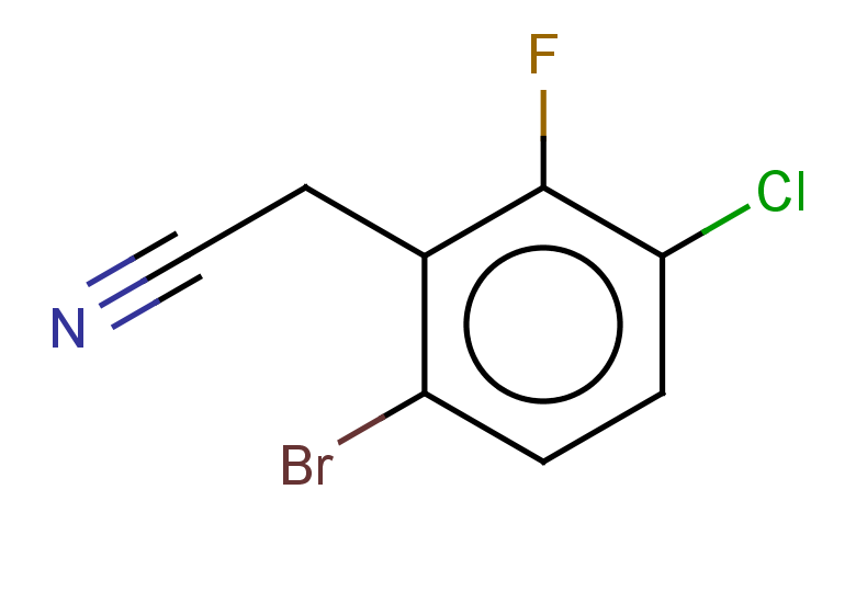 2-(6-bromo-3-chloro-2-fluorophenyl)acetonitrile