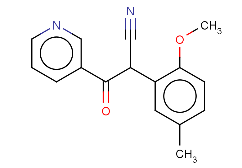 2-(2-methoxy-5-methylphenyl)-3-oxo-3-(pyridin-3-yl)propanenitrile