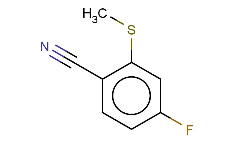4-fluoro-2-(methylsulfanyl)benzonitrile