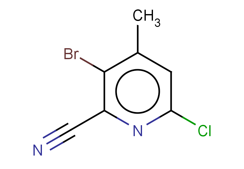 3-bromo-6-chloro-4-methylpyridine-2-carbonitrile