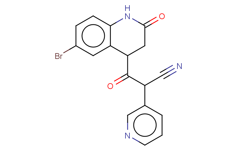 3-(6-bromo-2-oxo-1,2,3,4-tetrahydroquinolin-4-yl)-3-oxo-2-(pyridin-3-yl)propanenitrile