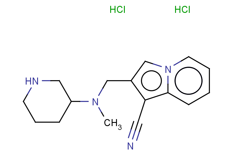 2-{[methyl(piperidin-3-yl)amino]methyl}indolizine-1-carbonitrile dihydrochloride
