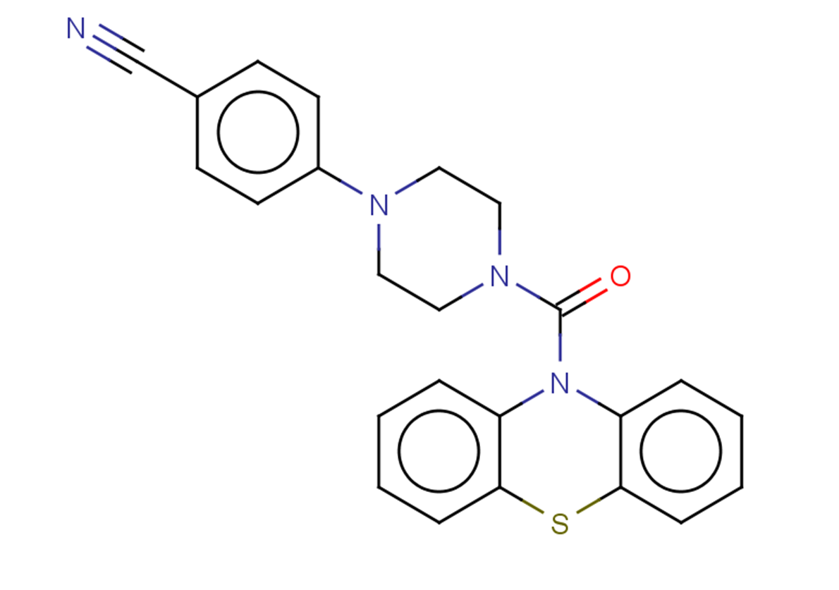 4-[4-(10H-phenothiazine-10-carbonyl)piperazin-1-yl]benzonitrile