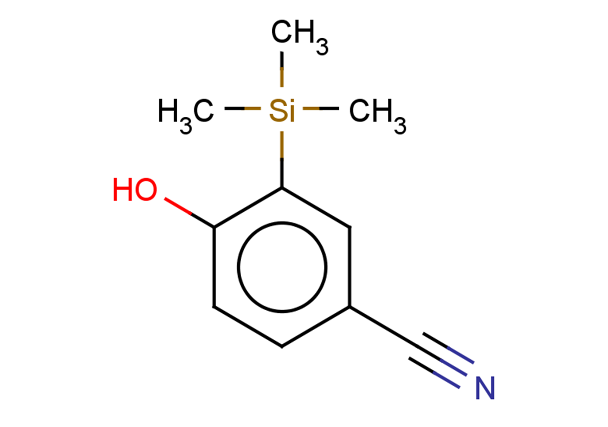 4-hydroxy-3-(trimethylsilyl)benzonitrile
