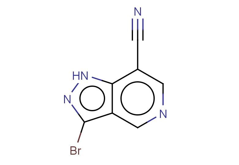 3-bromo-1H-pyrazolo[4,3-c]pyridine-7-carbonitrile