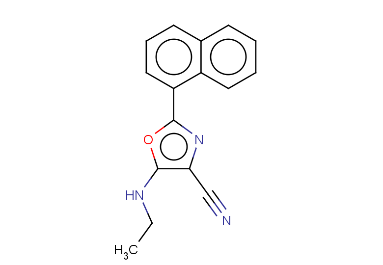 5-(ethylamino)-2-(naphthalen-1-yl)-1,3-oxazole-4-carbonitrile