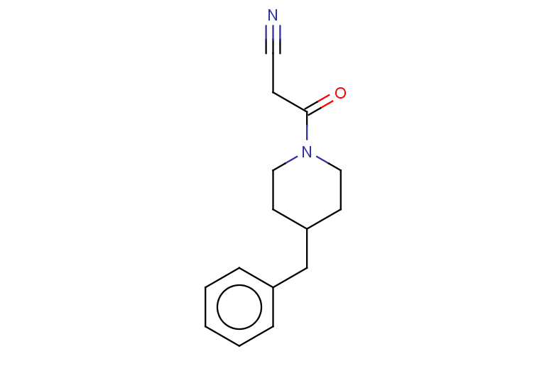 3-(4-benzylpiperidin-1-yl)-3-oxopropanenitrile