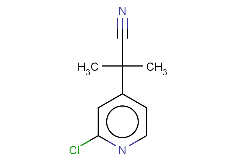2-(2-chloropyridin-4-yl)-2-methylpropanenitrile