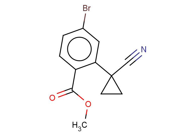 methyl 4-bromo-2-(1-cyanocyclopropyl)benzoate
