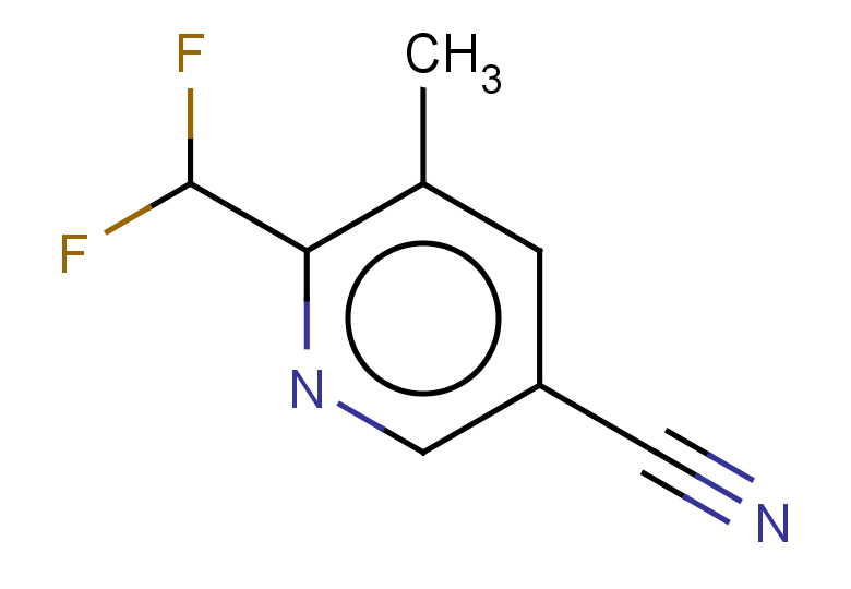 6-(difluoromethyl)-5-methylpyridine-3-carbonitrile