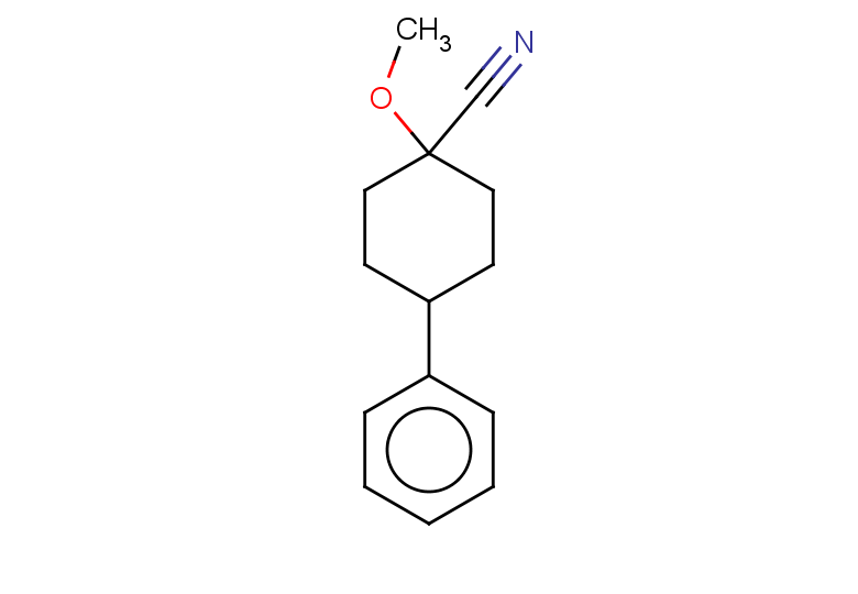 1-methoxy-4-phenylcyclohexane-1-carbonitrile, Mixture of diastereomers