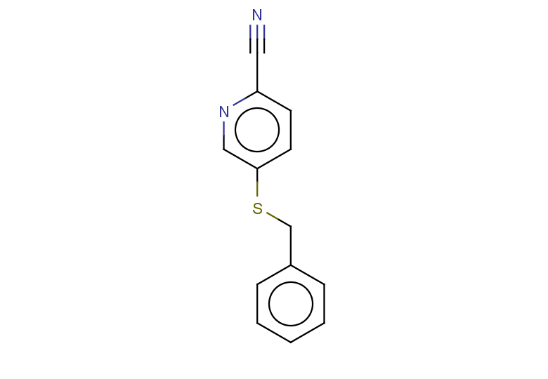 5-(benzylsulfanyl)pyridine-2-carbonitrile