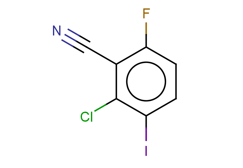 2-chloro-6-fluoro-3-iodobenzonitrile