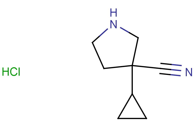 3-cyclopropylpyrrolidine-3-carbonitrile hydrochloride