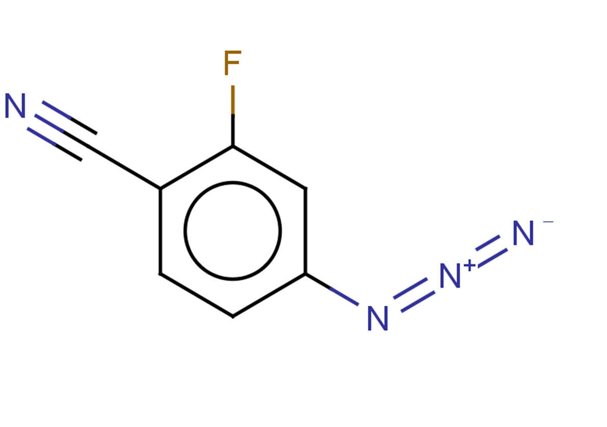 4-azido-2-fluorobenzonitrile