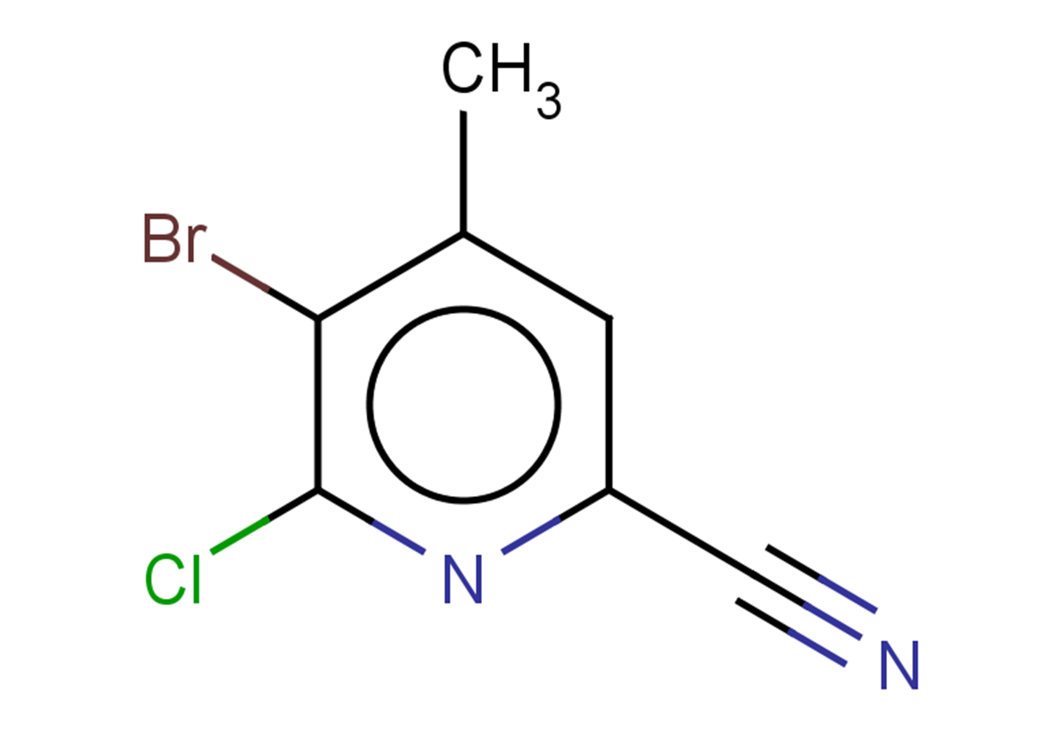 5-bromo-6-chloro-4-methylpyridine-2-carbonitrile