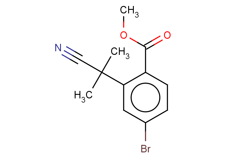methyl 4-bromo-2-(1-cyano-1-methylethyl)benzoate