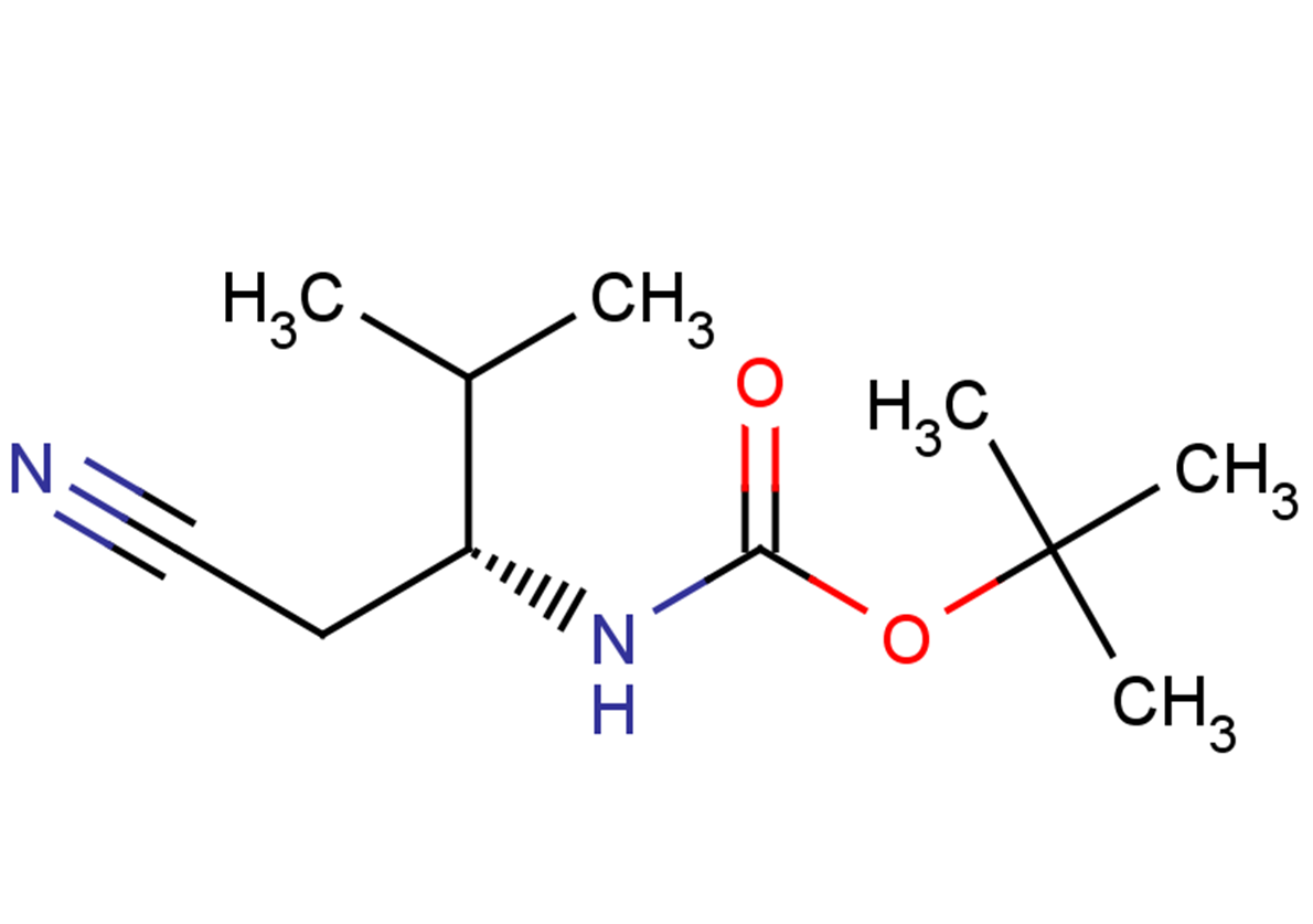 tert-butyl N-[(2R)-1-cyano-3-methylbutan-2-yl]carbamate