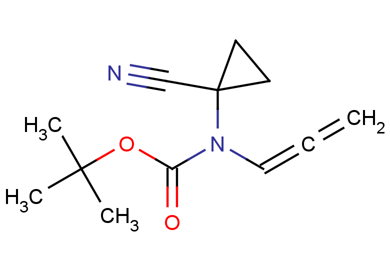 tert-butyl N-(1-cyanocyclopropyl)-N-(propa-1,2-dien-1-yl)carbamate