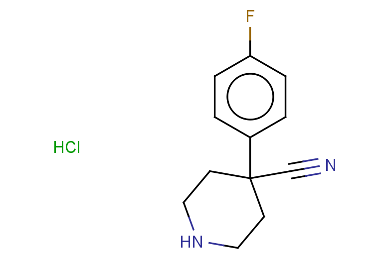 4-(4-fluorophenyl)piperidine-4-carbonitrile hydrochloride